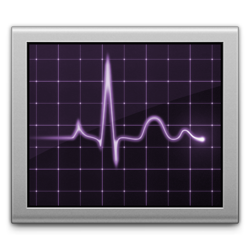 Activity monitor, screen icon
